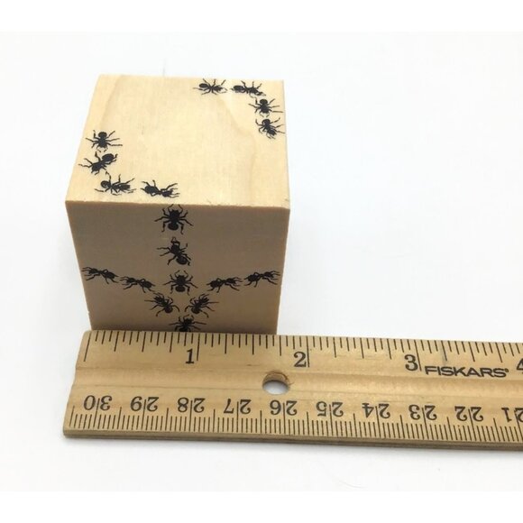 ANTICS Wooden Ant Tracks Army Blocks Full Set 16 Uncle Goose Toys Discontinued - Picture 7 of 7